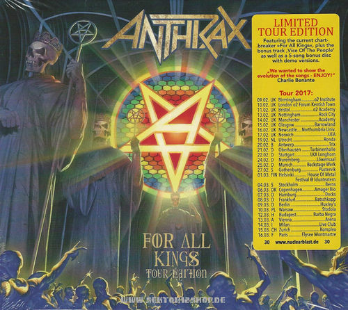 Anthrax "For All Kings" CD (Tour Edition)