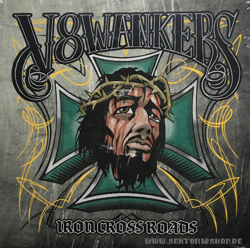 V8 Wankers "Iron Cross Roads" Vinyl D-LP