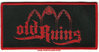 Old Ruins Patch "Logo Red" (Limited)