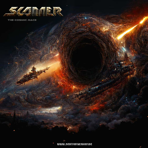 Scanner "The Cosmic Race" LP (RYB Splatter Vinyl)